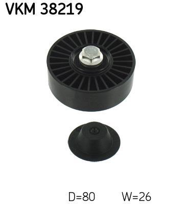 Galet enrouleur de courroie d'accessoire SKF ref. VKM 38219